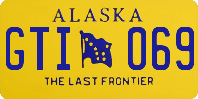 AK license plate GTI069