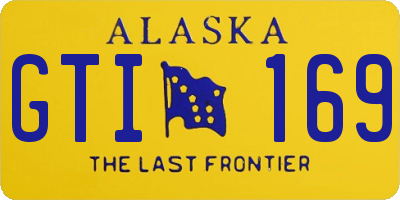 AK license plate GTI169