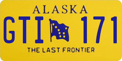 AK license plate GTI171