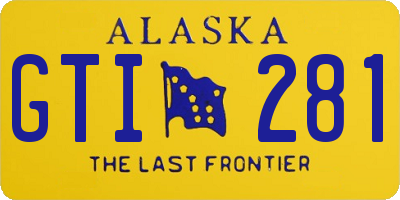 AK license plate GTI281