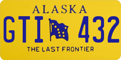 AK license plate GTI432