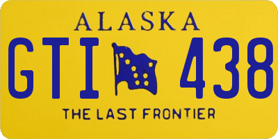 AK license plate GTI438