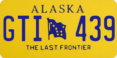 AK license plate GTI439