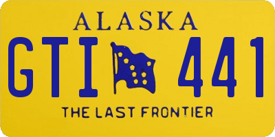 AK license plate GTI441