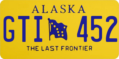 AK license plate GTI452