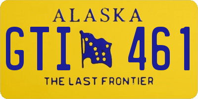 AK license plate GTI461