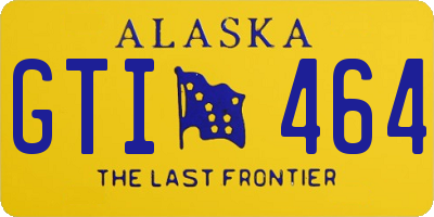 AK license plate GTI464