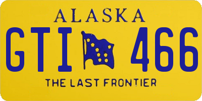 AK license plate GTI466