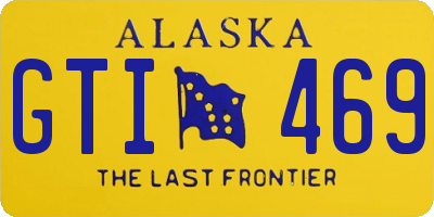 AK license plate GTI469