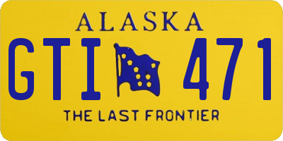 AK license plate GTI471