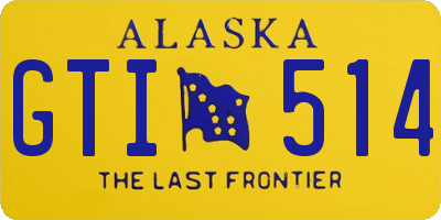 AK license plate GTI514