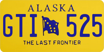 AK license plate GTI525