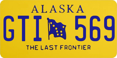 AK license plate GTI569