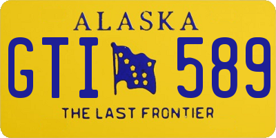 AK license plate GTI589