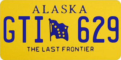 AK license plate GTI629