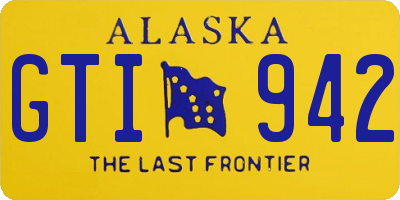 AK license plate GTI942