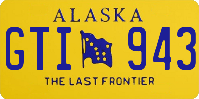 AK license plate GTI943