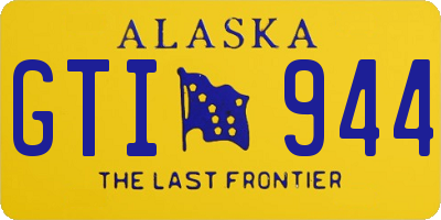 AK license plate GTI944