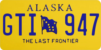 AK license plate GTI947