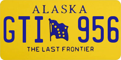 AK license plate GTI956