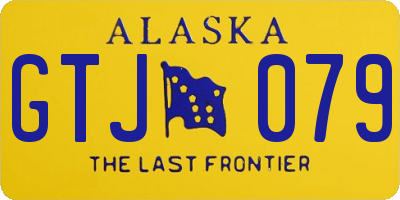 AK license plate GTJ079