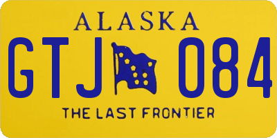 AK license plate GTJ084