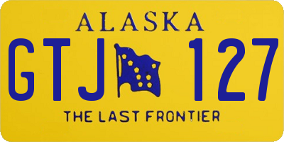 AK license plate GTJ127