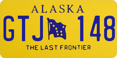 AK license plate GTJ148