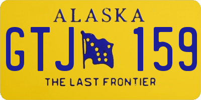 AK license plate GTJ159