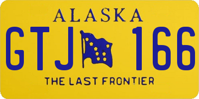 AK license plate GTJ166