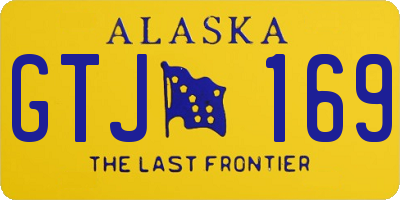 AK license plate GTJ169