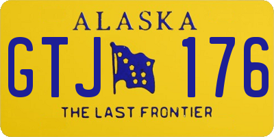 AK license plate GTJ176