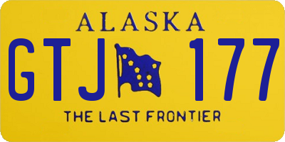 AK license plate GTJ177