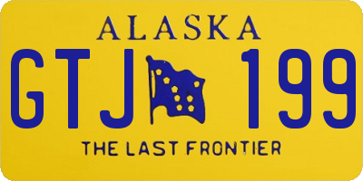 AK license plate GTJ199