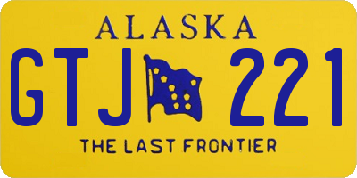 AK license plate GTJ221