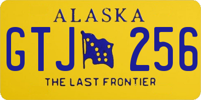 AK license plate GTJ256