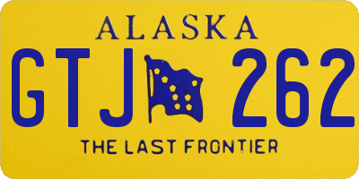 AK license plate GTJ262