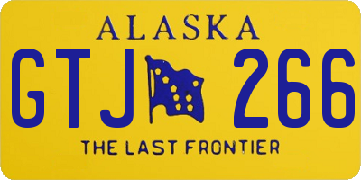 AK license plate GTJ266