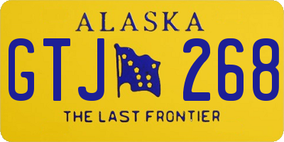 AK license plate GTJ268