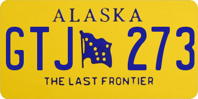 AK license plate GTJ273