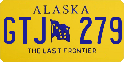 AK license plate GTJ279