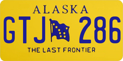 AK license plate GTJ286