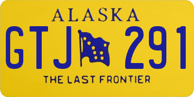 AK license plate GTJ291