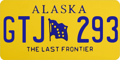 AK license plate GTJ293