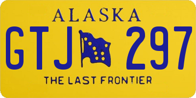 AK license plate GTJ297