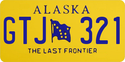 AK license plate GTJ321