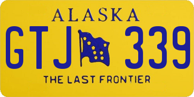 AK license plate GTJ339