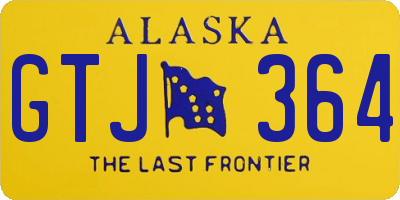 AK license plate GTJ364