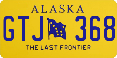 AK license plate GTJ368