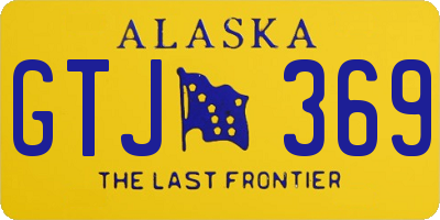 AK license plate GTJ369